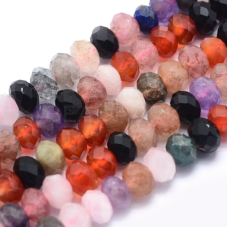 Natural Mixed Stone Beads Strands G-O170-69A-1
