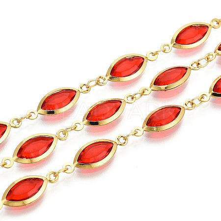 Brass Oval Link Chains CHC-N023-10A-G-1