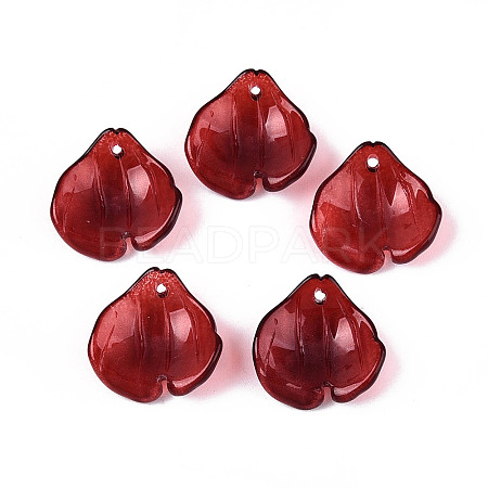 Transparent Glass Pendants GLAA-T030-05-04-1