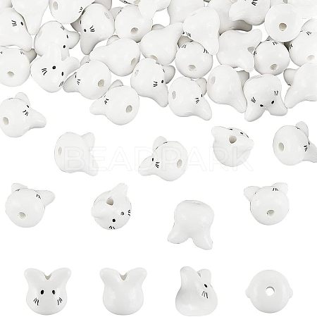 Handmade Porcelain Beads PORC-OC0001-08-1