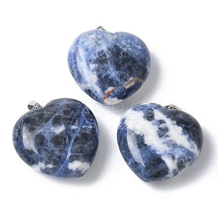 Natural Sodalite Pendants G-A259-02P-04-1