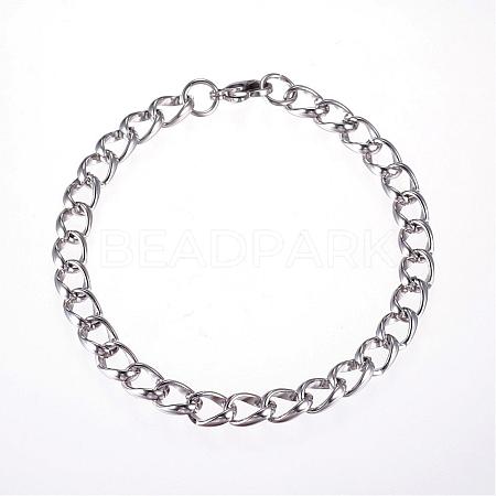 Tarnish Resistant 304 Stainless Steel Bracelets BJEW-D431-05-1