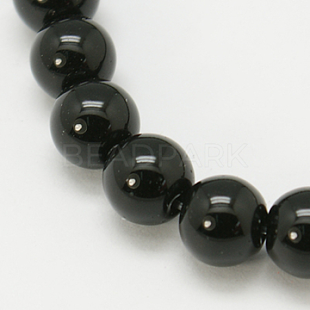 Natural Agate Beads Strands X-G-G390-6mm-01-1