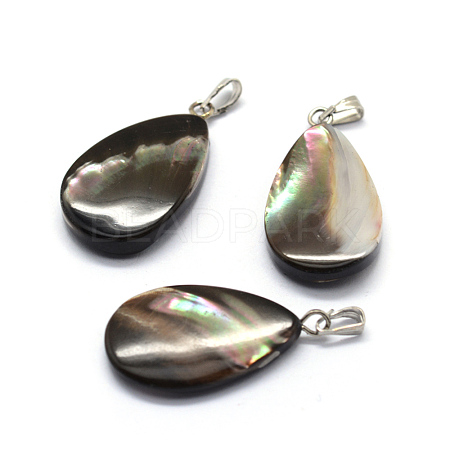 Shell Pendants SSHEL-E564-24B-P-1