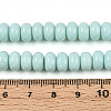 Opaque Spray Painted Glass Beads GLAA-ZX008-8mm-18A-4