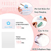 100Pcs Rectangle Clear Polypropylene Cellophane Bags CDIS-TA0001-37E-5
