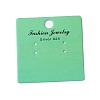 Paper Jewelry Earring Display Cards CDIS-F005-07-1