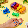 30M 6 Colors Hollow Pipe PVC Tubular Synthetic Rubber Cord RCOR-TA0001-15-6