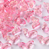 Transparent Spray Painted Glass Beads GLAA-S190-018A-01-1