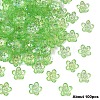 15g Transparent Acrylic Bead Caps TACR-YW0003-07D-1