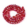 Electroplate Glass Beads Strands EGLA-A044-T6mm-B01-3