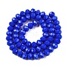 Opaque Solid Color Imitation Jade Glass Beads Strands EGLA-A044-P8mm-D32-3