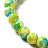Synthetic Turquoise Dyed Beads Strands G-E594-24B-3