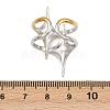 Adjustable 304 Stainless Steel Cuff Rings for Women LS-RJEW-B135-01GP-03-3