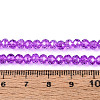 Baking Paint Glass Beads Strands EGLA-Q120-D-A02-4