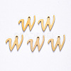PVD Vacuum Plating 201 Stainless Steel Charms STAS-R105-W-G-2