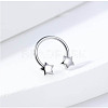 304 Stainless Steel Circular/Horseshoe Barbell Nose Rings FS-WG4F869-01-1