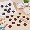 100Pcs Wood Buttons BUTT-GO0001-11-4