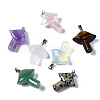 Natural Mixed Gemstone Pendants G-R480-02-2