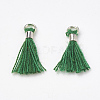 Polycotton(Polyester Cotton) Tassel Pendant Decorations FIND-S275-09P-1