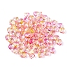 Electroplate Glass Beads EGLA-E059-F-2