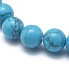 Synthetic Turquoise Jasper Bead Stretch Bracelets BJEW-K212-A-022-2
