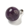 Natural Amethyst Perfume Bottle Pendants G-K338-22P-08-2