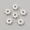 925 Sterling Silver Spacer Beads STER-WH0016-13B-1