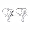Non-Tarnish 201 Stainless Steel Pendants STAS-N098-045P-2