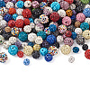 Craftdady 180Pcs 3 Style Polymer Clay Pave Rhinestone Beads RB-CD0001-04-2