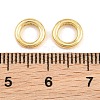 Brass Micro Pave Clear Cubic Zirconia European Beads KK-CBA78C7-07G-3