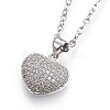 304 Stainless Steel Pendant Necklaces NJEW-L150-13-2
