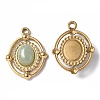 Natural Green Aventurine Pendants X-STAS-C064-VC907-2
