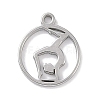 Non-Tarnish 304 Stainless Steel Charms STAS-K286-01L-P-1