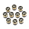 Alloy Enamel Beads ENAM-N052-006-02W-RS-1
