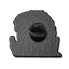 No Time Cry Workaholic Cat Enamel Pins JEWB-B047-01B-2