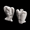 Natural Howlite Gemstone Carved Angle Figurines GG-CBA8396-A17-2