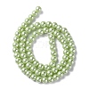 Eco-Friendly Dyed Glass Pearl Beads Strands HY-A008-6mm-RB005-3