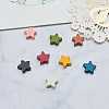 Painted Natural Wood Beads WOOD-CJ0001-12-7