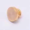 Blank Wax Seal Brass Stamp Head AJEW-WH0162-34E-G-2