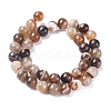 Natural Striped Agate/Banded Agate Beads Strands G-G582-10mm-55-2