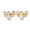 Brass Micro Pave Cubic Zirconia Pendants KK-A284-15G-01-1