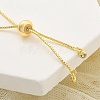 Brass Micro Pave Cubic Zirconia Slider Bracelets for Women LS-BJEW-S158-08G-01-3