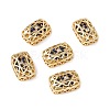 Eco-friendly Brass Micro Pave Cubic Zirconia Multi-strand Links KK-D076-02B-G-2