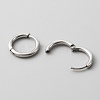 Stainless Steel Huggie Hoop Earrings with 316 Stainless Steeland Pins for Women EJEW-TAC0018-08A-2
