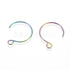 Ion Plating(IP) 304 Stainless Steel Earring Hooks STAS-L216-02A-M-2