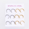 304 Stainless Steel Stud Earrings EJEW-I235-05-4