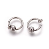 Electroplate Brass Retractable Clip-on Earrings LS-X-EJEW-L221-02I-1