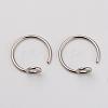 Tarnish Resistant 316L Surgical Stainless Steel Earring Hooks STAS-G229-04P-1