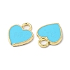 Eco-friendly Alloy Enamel Charms PALLOY-M212-20G-3